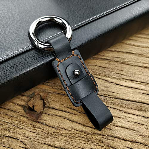 Jzcky Shzrp Creative Leather Valet Car Keychain, Handmade Personalized Car Key Chain(Black) Jzcky Shzrp Creative Leather Valet Car Keychain, Handmade Personalized Car Key Chain(Black)