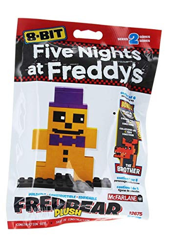 McFarlane Toys 12675-4 Five Nights at Freddy's 8-Bit Buildable Figures Building Kit