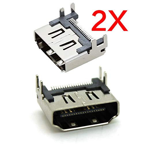 Mustpoint 2X HDMI Port Socket Interface Connector Replacement for Sony Playstation 4 PS4