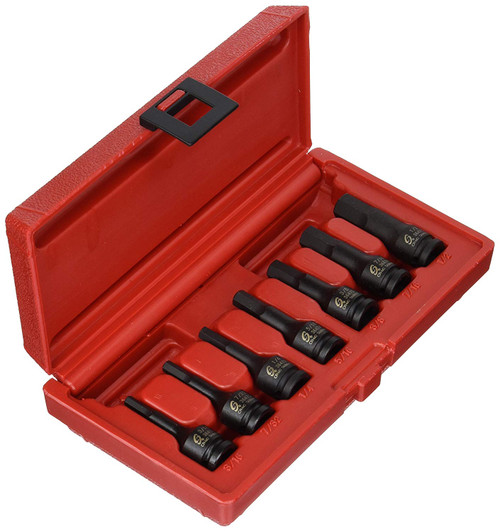 Sunex 3647 7 Piece 3/8' Drive SAE Impact Hex Driver Set