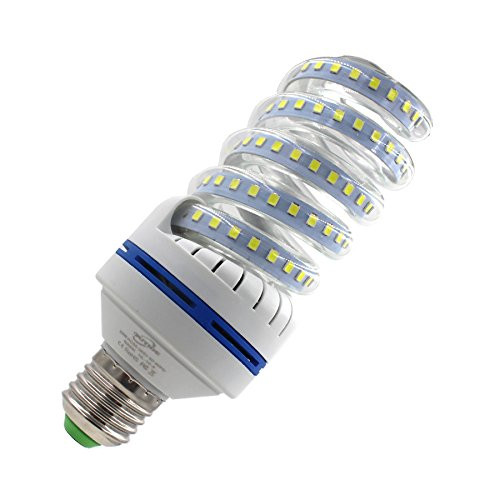 OUYIDE 180 Watt Equivalent Spiral A21 LED Bulbs 20W Daylight 5000K LED Corn Light Bulbs, Flood Light Bulb E26 E27 Base (UL listed)