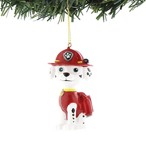 Nickelodeon Paw Patrol Kurt Adler Blow Mold Ornaments Gift Boxed (Marshall)