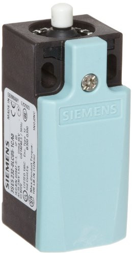 Siemens 3SE5 232-0LC05-1CA0 Mechanical Position Switch, Complete Unit, Plastic Enclosure, 31mm Width, Rounded Plunger, Increased Corrosion Protection, Snap Action Contacts, 1 NO + 2 NC Contacts