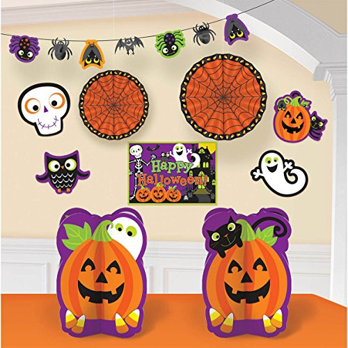 amscan Friendly Characters Halloween Trick or Treat Room Decorating Kit (10 Piece), 15.6" x 10.5", Multicolor amscan Friendly Characters Halloween Trick or Treat Room Decorating Kit (10 Piece), 15.6" x 10.5", Multicolor