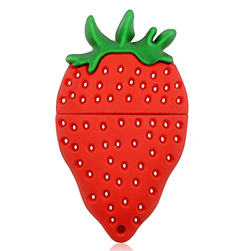 Aneew Pendrive 32GB U Disk Strawberry Fruit USB Flash Drive Memory Stick