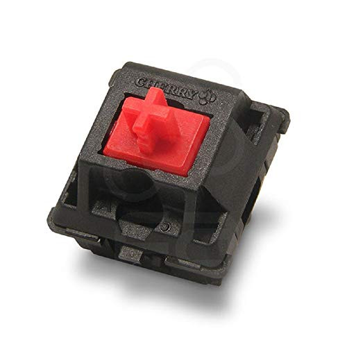 Cherry MX Red Key switches (10 Pcs)- MX1AG1NN | Plate Mounted | Tactile Switch for Mechanical Keyboard.