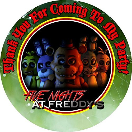 Crafting Mania LLC. 12 Five Nights at Freddy's Birthday Party Favor Stickers (Bags Not Included) #1