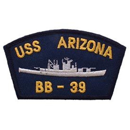 EagleEmblems PM0227 Patch-USS,Arizona (3x5.25'')