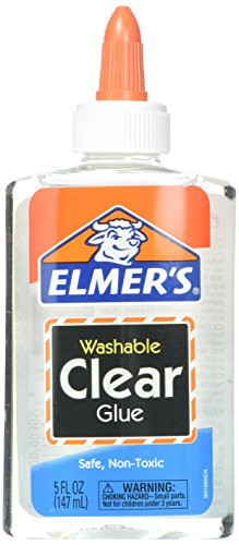 Elmer's E305  Washable School Glue, 5 oz Bottle, 6 pack, Clear