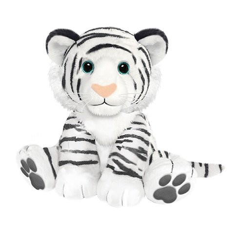 First & Main 7" Floppy Friends White Tiger Plush Toy