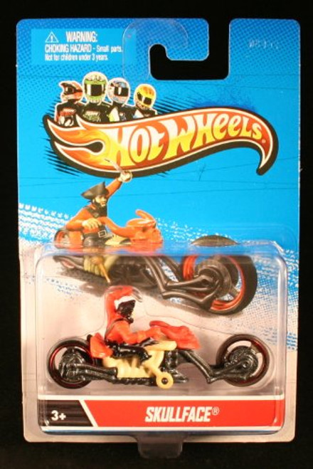 SKULLFACE MOTORCYCLE & RIDER Hot Wheels 1:64 Scale 2012 Die-Cast Vehicle SKULLFACE MOTORCYCLE & RIDER Hot Wheels 1:64 Scale 2012 Die-Cast Vehicle