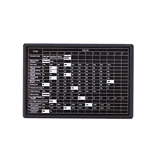 Shaluoman 25A-120A Brushless ESC Program Card Electronic Speed Controller Programmer for RC Car