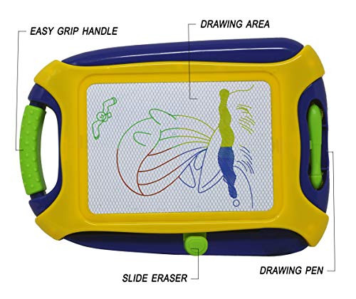 Magnetic Drawing Board for Kids and Toddlers - Erasable Colorful Doodle Board Travel Size Toys Drawing, Coloring, Writing, Sketching Pad