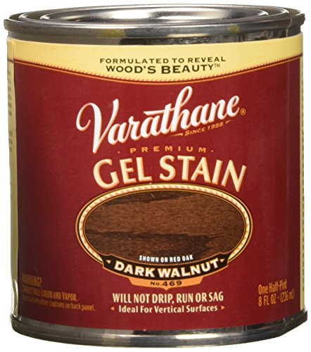 Varathane 224503 Premium Gel Stain, Half Pint, Dark Walnut