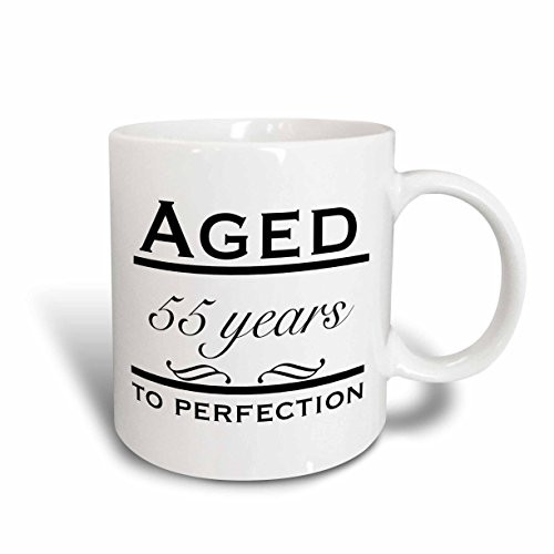 3dRose mug_157396_2 Aged 55 Years To Perfection Ceramic Mug, 15-Ounce 3dRose mug_157396_2 Aged 55 Years To Perfection Ceramic Mug, 15-Ounce