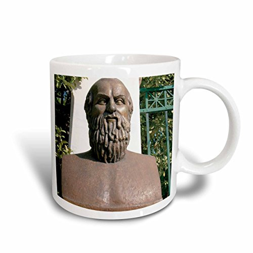 3dRose mug_82992_2 Aeschylus, Classical Athens Bust, Statue, Athens, Greece HI02 PRI0000 Prisma Ceramic Mug, 15-Ounce