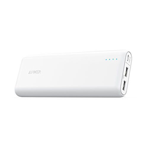 Portable Charger Anker PowerCore 20100mAh - Ultra High Capacity Power Bank with 4.8A Output, External Battery Pack for iPhone, iPad & Samsung Galaxy & More (White) Portable Charger Anker PowerCore 20100mAh - Ultra High Capacity Power Bank with 4.8A Output, External Battery Pack for iPhone, iPad & Samsung Galaxy & More (White)