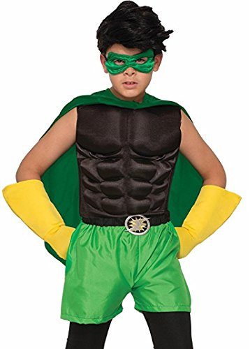 Forum Novelties Child Hero Muscle Chest Costume, Black