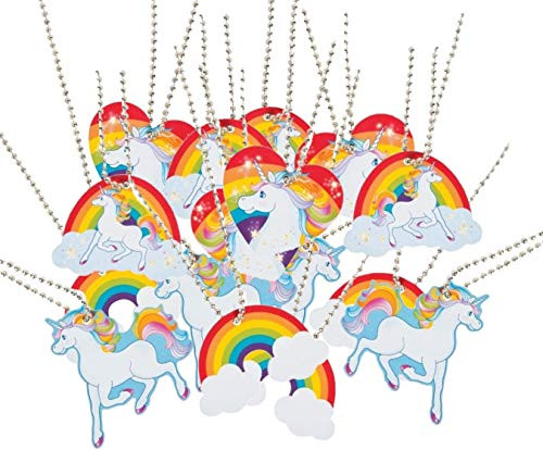 Fun Express Inc. Unicorn Necklaces - 24 ct