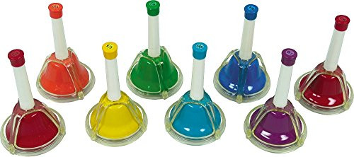 Rhythm Band 8-Note Diatonic Hand/Desk Bell Set