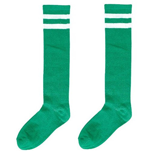 Amscan Stripe Knee Socks, Party Accessory, Green