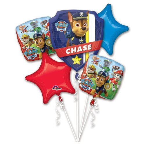 Anagram 32723 Paw Patrol Balloon Bouquet, Multicolored