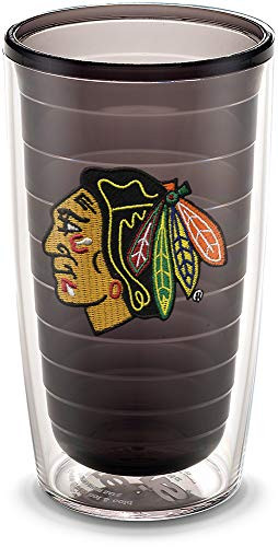 Tervis 1194710"NHL Chicago Blackhawks" Tumbler, Emblem, 16 oz, Quartz