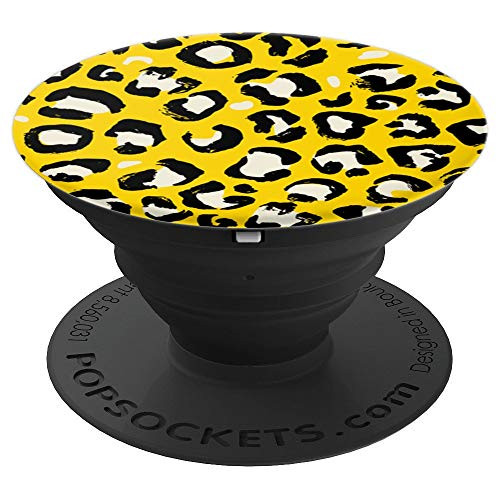 Cute Yellow Leopard Pattern - PopSockets Grip and Stand for Phones and Tablets