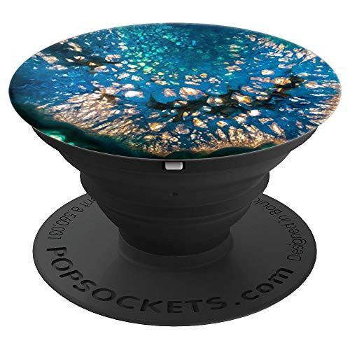 Blue Mineral Agate Quartz Crystal Yellow Opal Purple Marble - PopSockets Grip and Stand for Phones and Tablets Blue Mineral Agate Quartz Crystal Yellow Opal Purple Marble - PopSockets Grip and Stand for Phones and Tablets