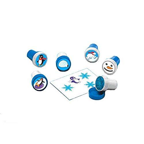 Winter Fun Stamp Set | Christmas Favor | 72 Ct