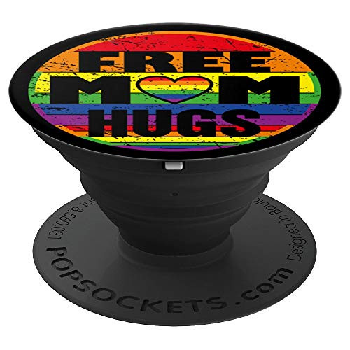 Free Mom Hugs LGBT Pride Awareness Gay And Lesbian Rainbow PopSockets Grip and Stand for Phones and Tablets Free Mom Hugs LGBT Pride Awareness Gay And Lesbian Rainbow PopSockets Grip and Stand for Phones and Tablets