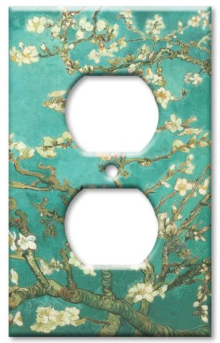 Art Plates - Outlet Cover OVERSIZE Switch Plate/OVER SIZE Wall Plate - Van Gogh: Almond Blossoms