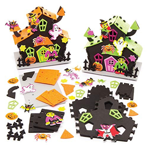 Baker Ross Haunted House Kits for Halloween Decorations, Arts and Crafts, Gifts, Party Activities and More (Pack of 2) Baker Ross Haunted House Kits for Halloween Decorations, Arts and Crafts, Gifts, Party Activities and More (Pack of 2)