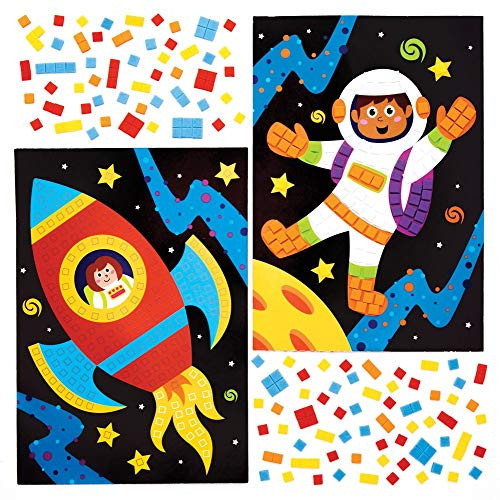 Baker Ross Solar System Mosaic Kits, Arts and Crafts for Kids (Pack of 4) Baker Ross Solar System Mosaic Kits, Arts and Crafts for Kids (Pack of 4)