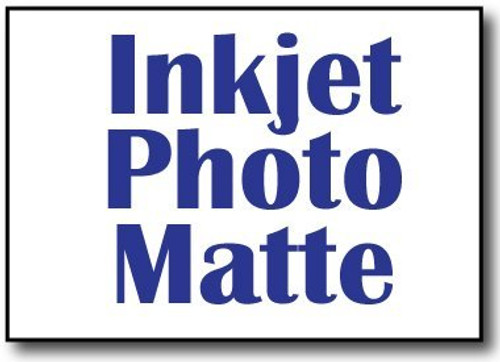 5" x 7" Premium Matte Photo Cardstock for Inkjet Printers - Heavyweight 80lb Cover - 50 Sheets