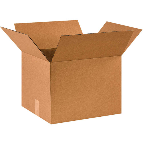 BOX USA B161412 Corrugated Boxes, 16' x 14' x 12', Kraft (Pack of 25)