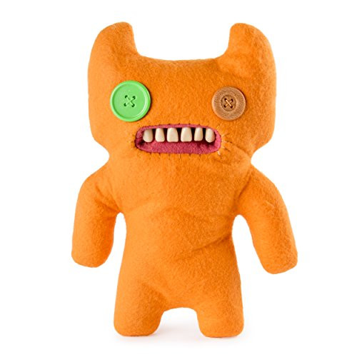 Fugglers  Funny Ugly Monster, 9 Indecisive Monster (Orange) Plush Creature with Teeth, for Ages 4 & Up