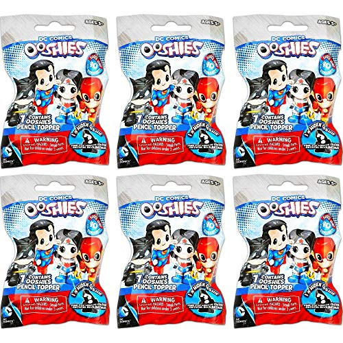 Ooshies DC Comics Series 1 Action Figure Blind Bag (6 packs supplied) by Ooshies