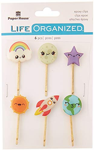 Paper House Productions PLEC-0006 Kawaii Epoxy Clips, 3-pack