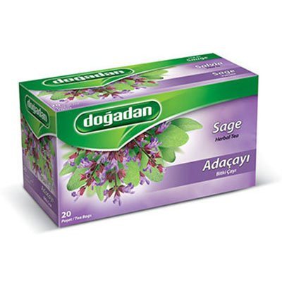 Dogadan Adacayi (Sage Herbal Tea ) 20 Tea Bags, Pack of 3