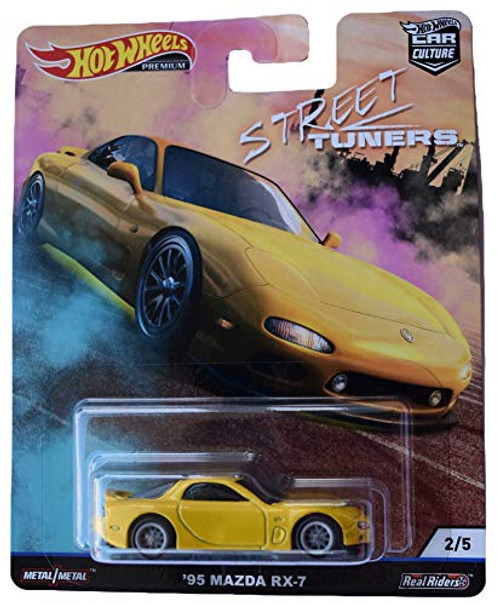 Hot Wheels Car Culture '95 Mazda RX 7 2/5, Yellow Hot Wheels Car Culture '95 Mazda RX 7 2/5, Yellow