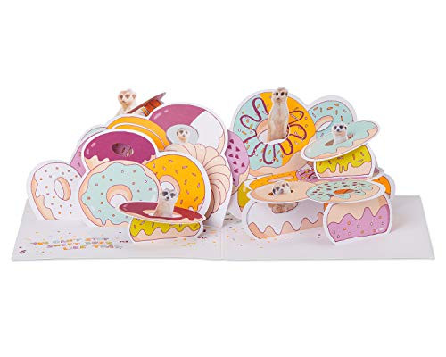 American Greetings Pop Up Musical Birthday Cards (Donuts)
