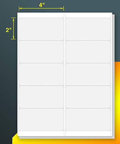 iLable 10UP 4" x 2" Shipping,Address,Mailing & Barcode Labels for Laser & Inkjet Printers[100 Sheets,1000 Labels]
