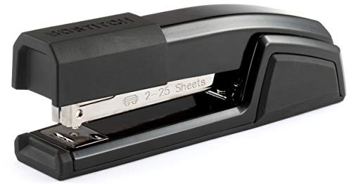 Bostitch Epic All Metal 3 in 1 Stapler with Integrated Remover & Staple Storage, Black (B777-BLK)