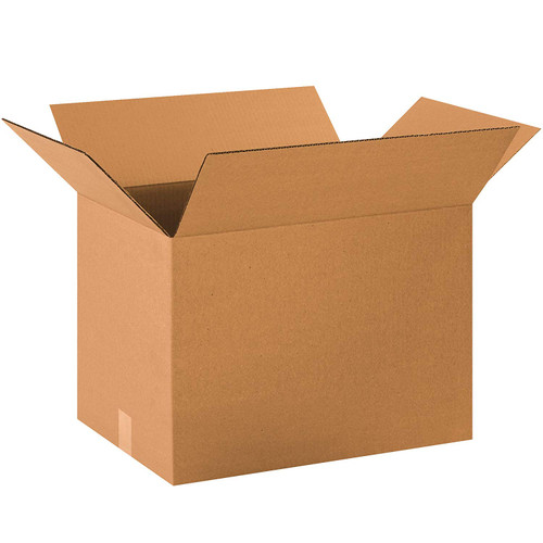 Boxes Fast BF191313 Cardboard Boxes, 19' x 13' x 13', Single Wall Corrugated, for Packing, Shipping, Moving and Storage, Kraft (Pack of 25)