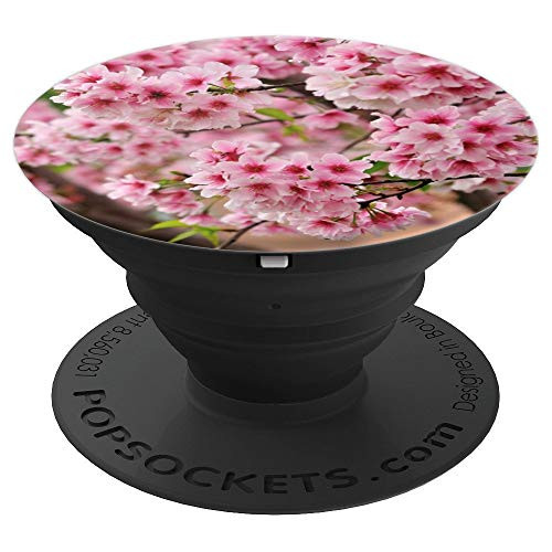 Sakura Japanese Cherry Blossom Design - PopSockets Grip and Stand for Phones and Tablets