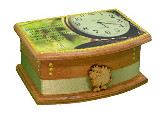 Christian Gifts Handmade Blessings Box Inspirational Faith Based Promise Scripture Bilingual Card Box Women Gift Cajitas de Promesas Regalos Cristianos Decoration Box