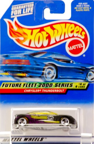 Hot Wheels Chrysler Thunderbolt, Backwards Car, 2000 004, Future Fleet Series