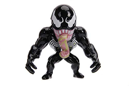 Jada Toys Marvel Spider-Man Venom Metals Die-Cast Collectible Toy Figure, 4", Black with Slime Jada Toys Marvel Spider-Man Venom Metals Die-Cast Collectible Toy Figure, 4", Black with Slime