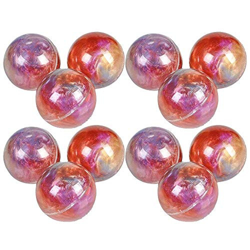 Kicko Rainbow Galactic Slime Putty Ball Toys for Kids - 1.5 Inches therapeutic Slime - 12 Pack - Ideas, Party Favors